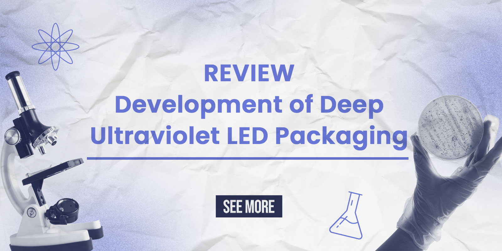 مراجعة تطوير عبوة LED Ultraviolet Deep مراجعة تطوير عبوة LED Ultraviolet Deep
