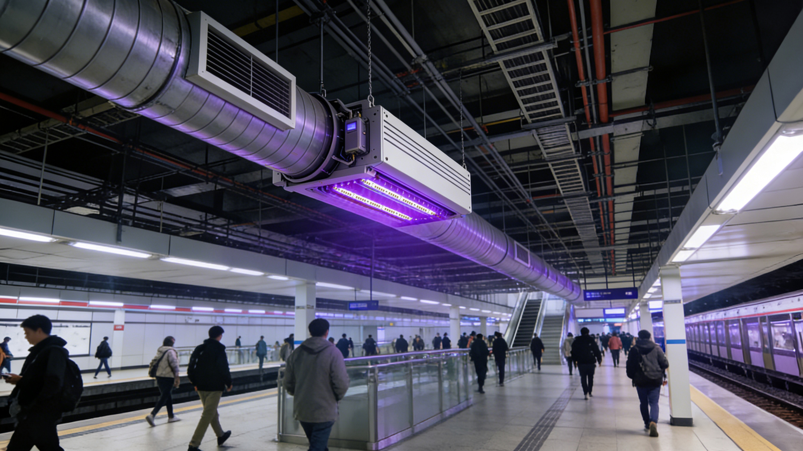 الأبحاث التطبيقية لأنظمة تطهير الهواء UVC-LED في مساحات المباني الكبيرة