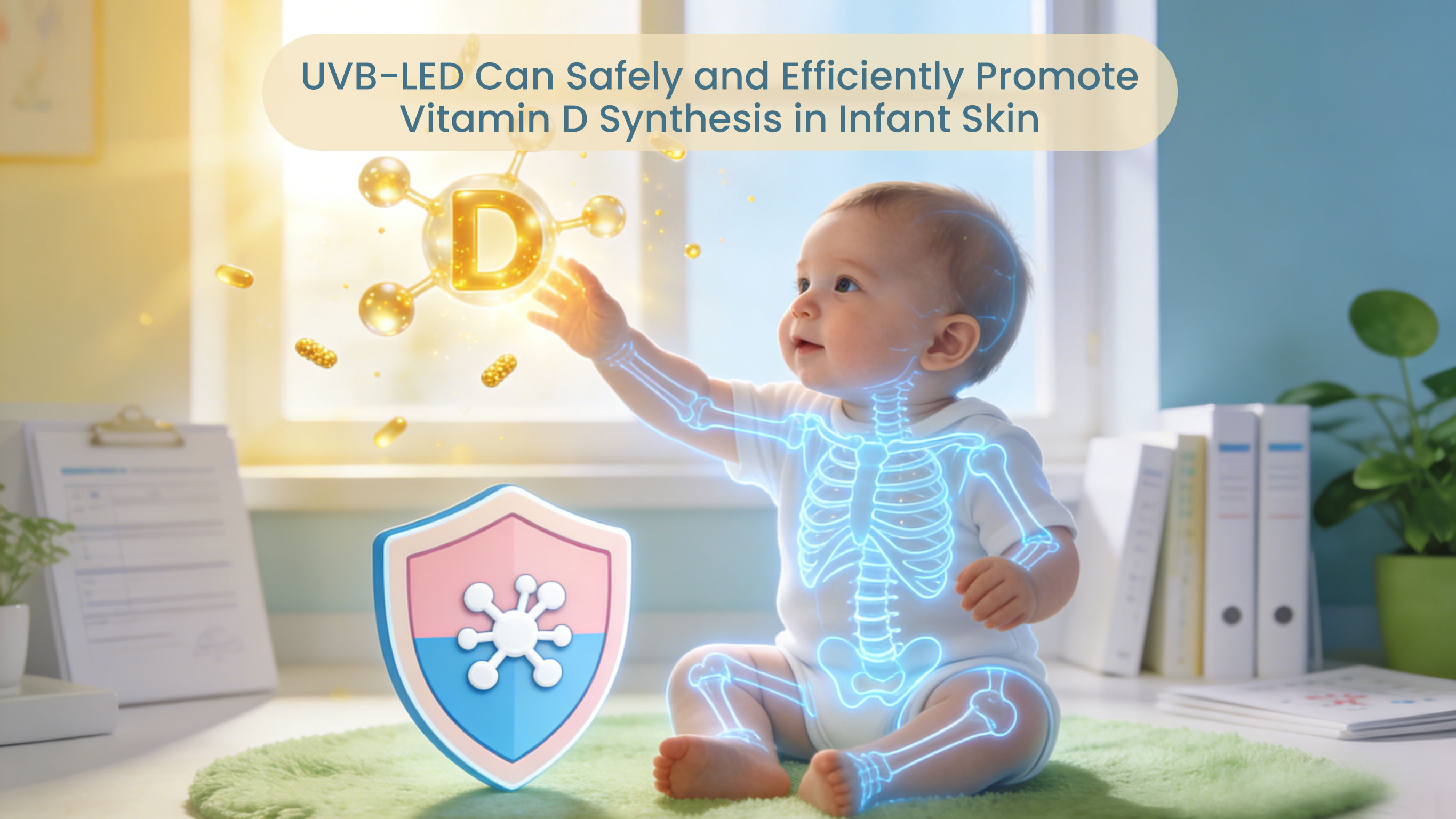 الأشعة فوق البنفسجية في الوقاية من نقص فيتامين د عند الرضع: المبادئ والتطبيق الآمن