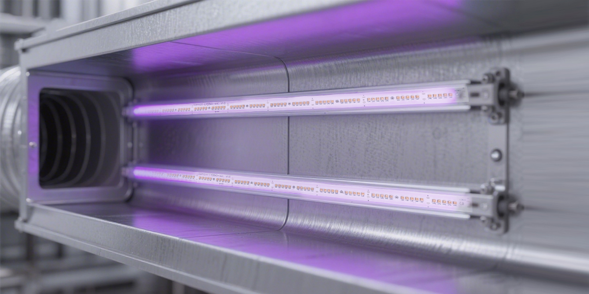 ضوء الأشعة فوق البنفسجية لنظام التكييف